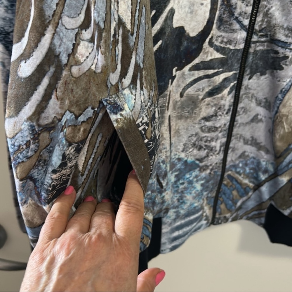 DOLCEZZA Abstract Print Women's Jacket NWT - Picture 6 of 11